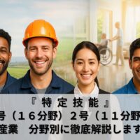 特定技能　分野別解説