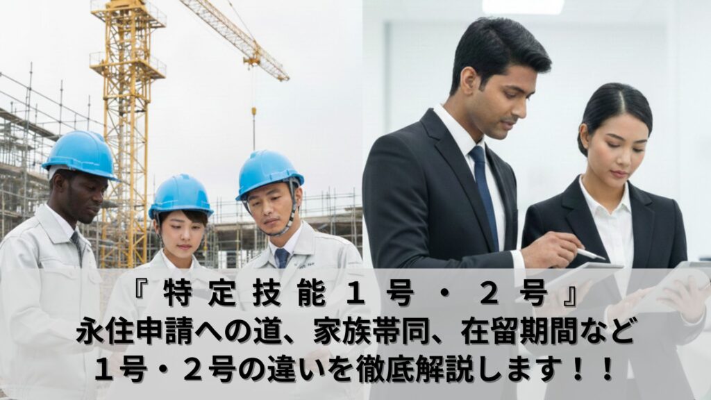 特定技能１号２号の違い