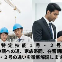 特定技能１号２号の違い